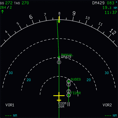 Manual leg discontinuity on ND